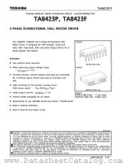 TA8423 datasheet pdf TOSHIBA