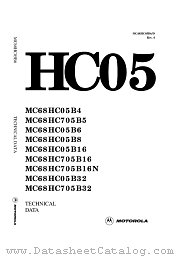 MC68HC705B16N datasheet pdf Motorola