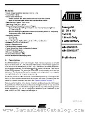 AT49SV802A-90CI datasheet pdf Atmel
