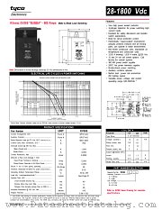 EV500 datasheet pdf Tyco Electronics