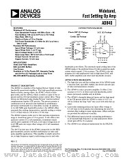AD840SQ datasheet pdf Analog Devices