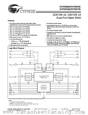 CY7C006A-20JC datasheet pdf Cypress