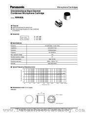 WM-60A datasheet pdf Panasonic