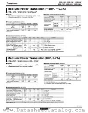 2SB899F datasheet pdf ROHM