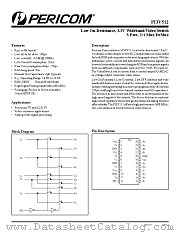 PI3V512Q datasheet pdf Pericom Technology