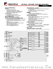 C8051F018 datasheet pdf CYGNAL Integrated Products Inc
