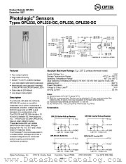 OPL536 datasheet pdf Optek Technology