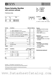 DSSK20-013A datasheet pdf IXYS Corporation