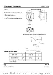 MOF-T3C5 datasheet pdf Unity Opto Technology