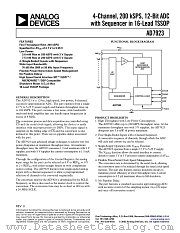 EVAL-AD7923CB2 datasheet pdf Analog Devices
