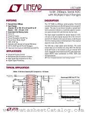 LTC1609IG datasheet pdf Linear Technology