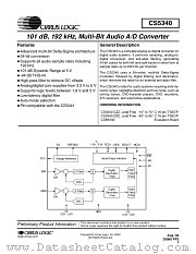 CS5340-DZZ datasheet pdf Cirrus Logic