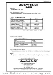 NSVS670 datasheet pdf New Japan Radio