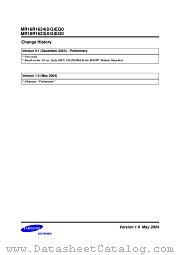 MR16R162GEG0-CT9 datasheet pdf Samsung Electronic