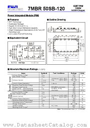 7MBR50SB-120 datasheet pdf Fuji Electric