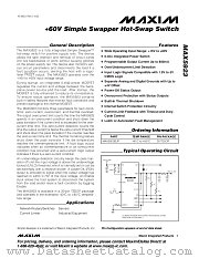 MAX5923EUP datasheet pdf MAXIM - Dallas Semiconductor