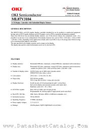 ML87V3104 datasheet pdf OKI electronic componets