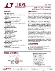 LTC1966CMS8 datasheet pdf Linear Technology