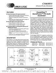 CS4610C-CQ datasheet pdf Cirrus Logic