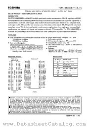 TC551664BJ-15 datasheet pdf TOSHIBA