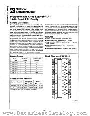 DMPAL12L10 datasheet pdf National Semiconductor