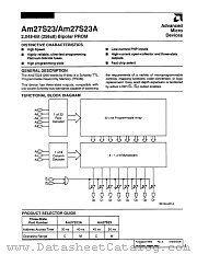 AM27S23A/B2A datasheet pdf Advanced Micro Devices