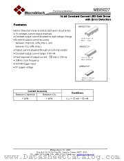 MBI5027 datasheet pdf Macroblock