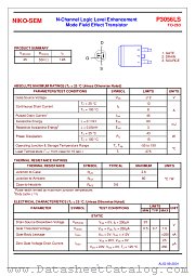 P3056LS datasheet pdf NIKO-SEM