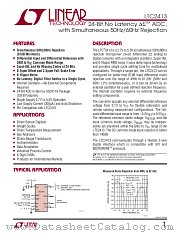 LTC2413CGN datasheet pdf Linear Technology