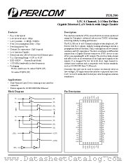 PI3L500 datasheet pdf Pericom Technology