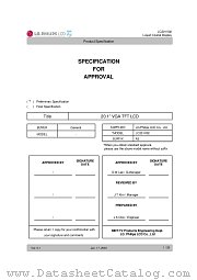 LC201V02-A3 datasheet pdf Philips