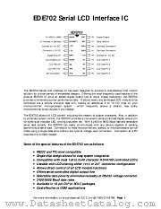 EDE702 datasheet pdf etc