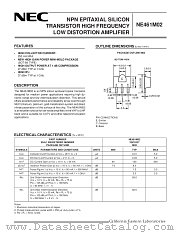 NE461M02-T1 datasheet pdf NEC