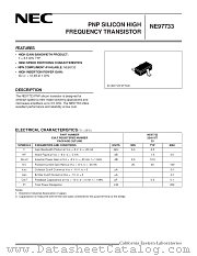 NE97733-T1 datasheet pdf NEC