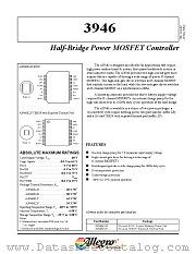 3946 datasheet pdf Allegro MicroSystems