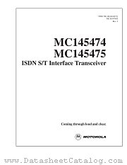 MC145474 datasheet pdf Motorola