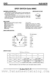 NJG1507R-C5 datasheet pdf New Japan Radio