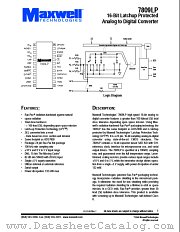 7809LPRPFH datasheet pdf Maxwell Technologies