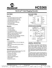 HCS365T datasheet pdf Microchip
