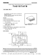 TA8187 datasheet pdf TOSHIBA