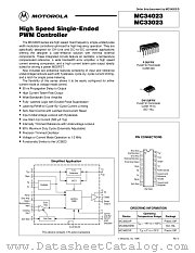 MC34023 datasheet pdf ON Semiconductor