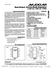 MAX743CWE datasheet pdf MAXIM - Dallas Semiconductor