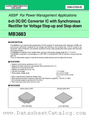 MB3883PFV datasheet pdf Fujitsu Microelectronics