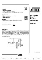 ATR0797-6CPH datasheet pdf Atmel