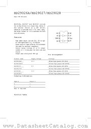 HD29028FP datasheet pdf Unknow