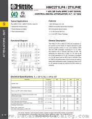 HMC271LP4E datasheet pdf etc