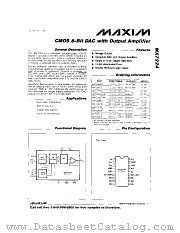 MX7224UD datasheet pdf MAXIM - Dallas Semiconductor