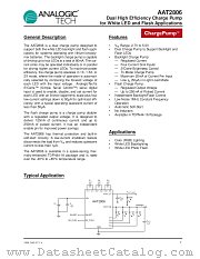 AAT2806IXN-4.5-T1 datasheet pdf ANALOGIC TECH