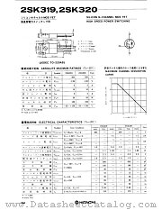 2SK319 datasheet pdf Hitachi Semiconductor