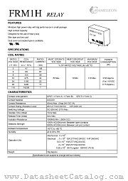 FRM1H-1AS2S-DC12V datasheet pdf etc